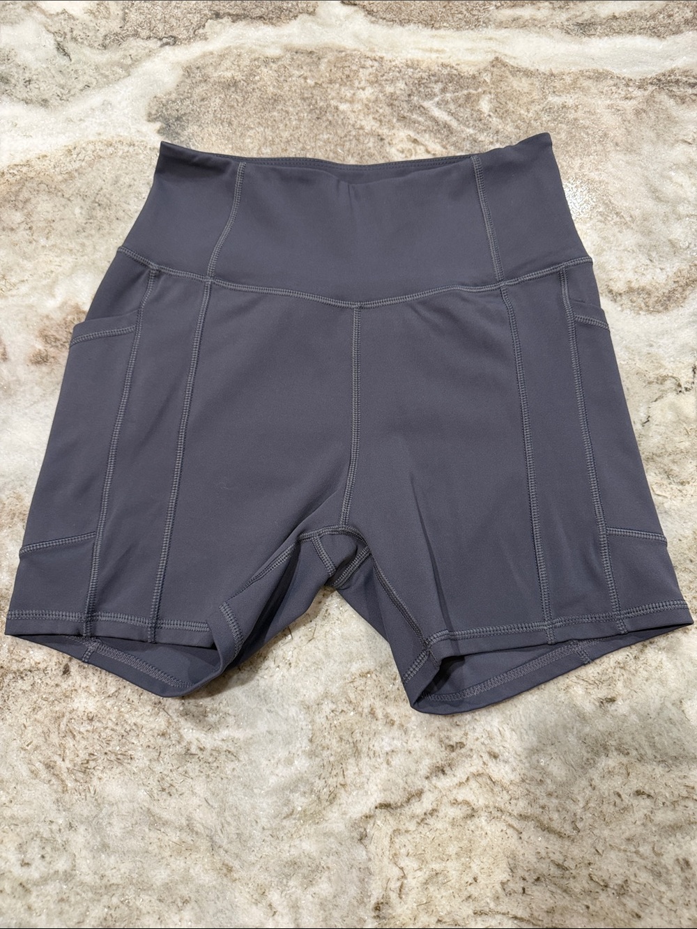 High-Waist Women’s Bike Shorts — Charcoal